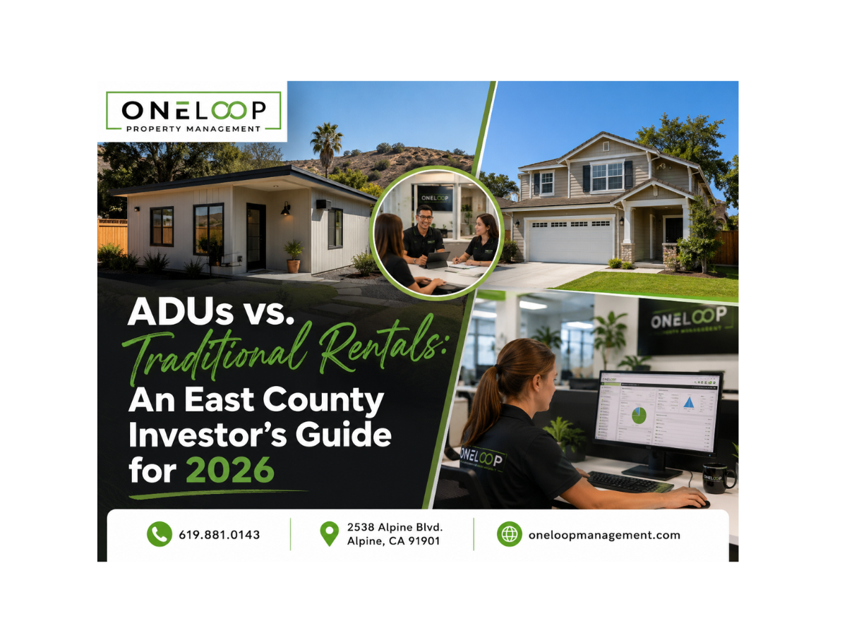 ADUs vs. Traditional Rentals: An East County Investor's Guide for 2026